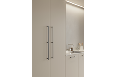 Greep VILLA LONG BA640 L690 alu + zamak gunmetal